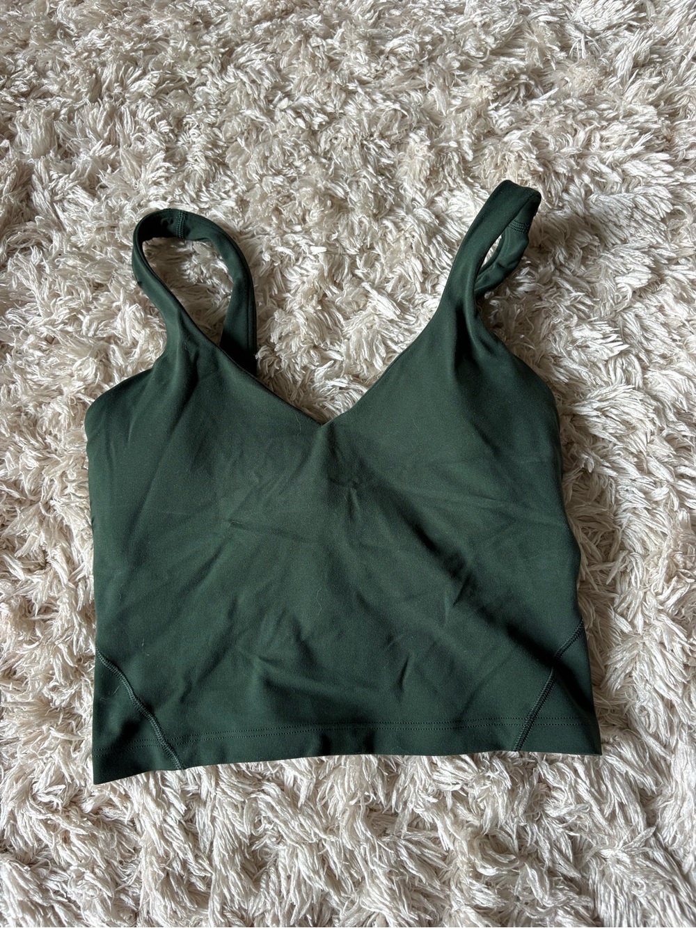 lululemon athletica Deep Green Align Cropped Tank